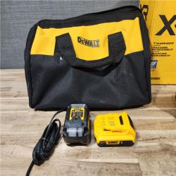 HOUSTON LOCATION - AS-IS DEWALT 20V MAX Lithium-Ion 15-Degree Electric Cordless Roofing Nailer Kit