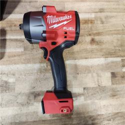 HOUSTON LOCATION - AS-IS (APPEARS LIKE NEW) Milwaukee FUEL 18V Lithium-Ion Brushless Cordless 1/2 in. Impact Wrench w/Friction Ring Kit