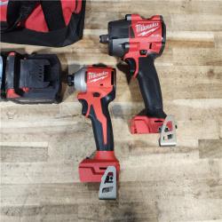 HOUSTON LOCATION - AS - IS Milwaukee 2 Tool Combo Kit W/ (2) Battery & Charger