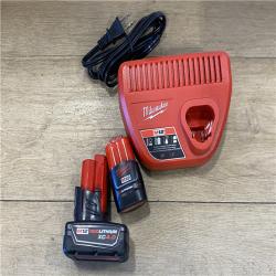 AS-IS Milwaukee FUEL 12-Volt Lithium-Ion Brushless Cordless Hammer Drill and Impact Driver Combo Kit