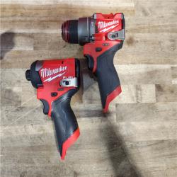 HOUSTON LOCATION - AS-IS Milwaukee 3497-22 12V Brushless Hammer Drill and Impact Driver Combo Kit