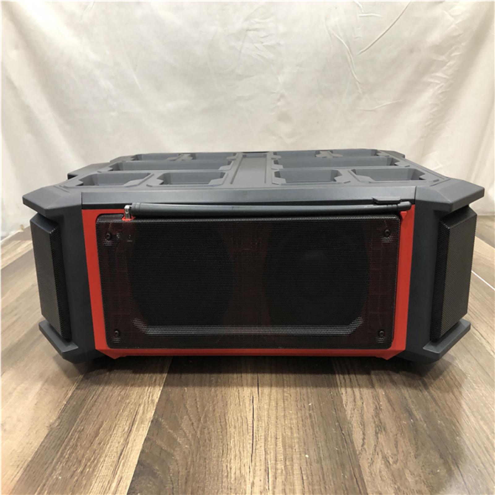 AS-IS Milwaukee Lithium-Ion Cordless PACKOUT Radio/Speaker with Built-In Charger
