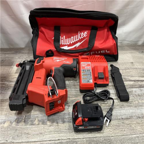 AS-IS Milwaukee FUEL GEN II 18-Volt 18-Gauge Lithium-Ion Brushless Cordless Brad Nailer Kit