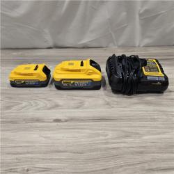 AS-IS Dewalt DCBP315-2C 20V MAX POWERSTACK Lithium-Ion Batteries and Charger Starter Kit