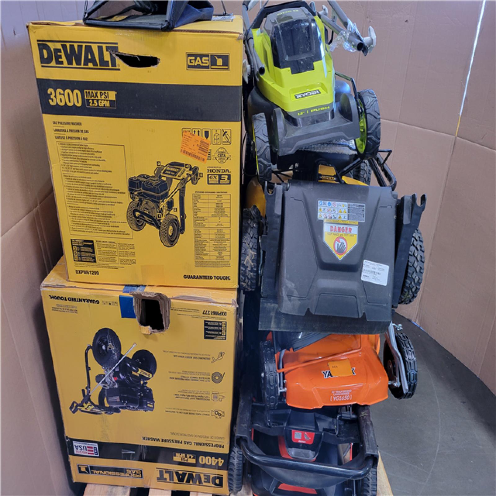CALIFORNIA AS-IS OUTDOOR POWER EQUIPMENT