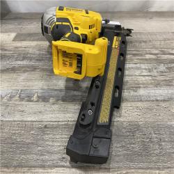 AS-IS DEWALT 20V MAX XR Lithium-Ion Electric Cordless Brushless 2-Speed 21° Plastic Collated Framing Nailer (Tool Only)