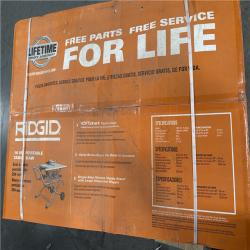 California NEW Sealed Box Ridgid 10 in. Portable Table Saw