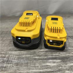 AS-IS DEWALT 20V MAX XR POWERSTACK Lithium-Ion Battery Starter Kit with 5.0Ah and 1.7Ah Batteries and Charger