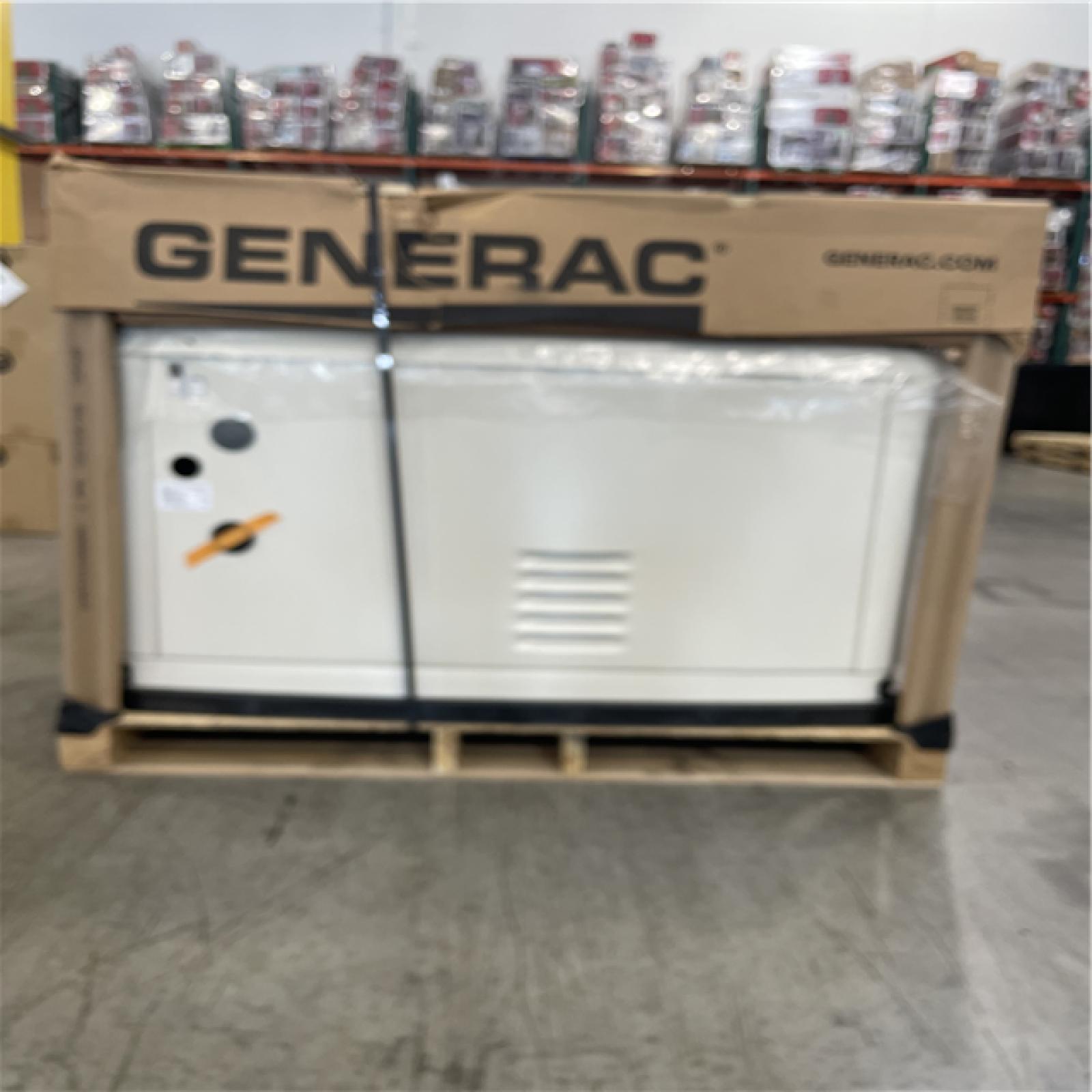DALLAS LOCATION- GENERAC 22kW - Dual Fuel Air- Cooled Whole House Home Standby Generator With Transfer Switch
