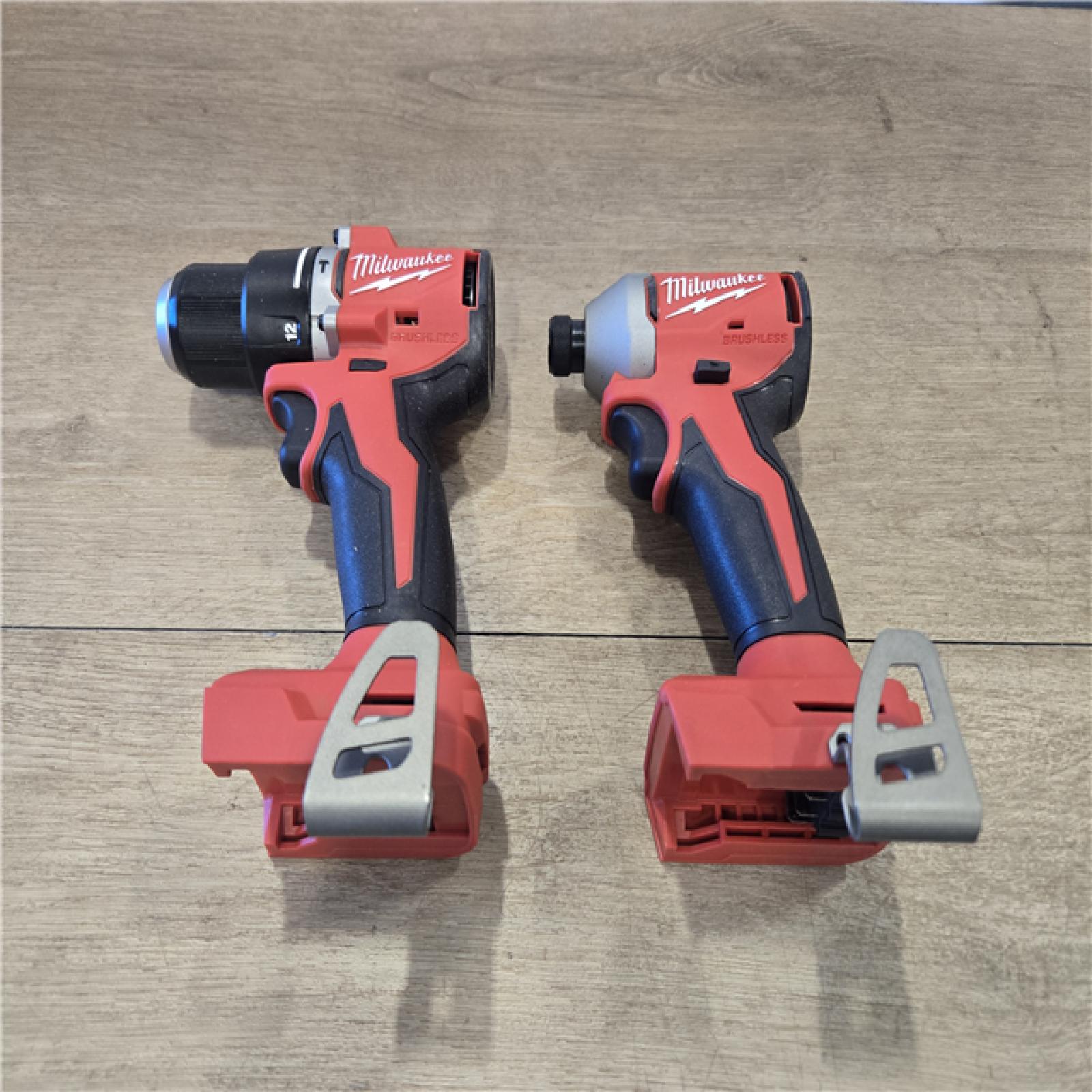AS-IS Milwaukee 18V Cordless Compact Hammer Drill/Impact Combo Kit