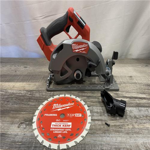 AS-IS Milwaukee FUEL 18V Lithium-Ion Brushless Cordless 7-1/4 in. Circular Saw (Tool-Only)