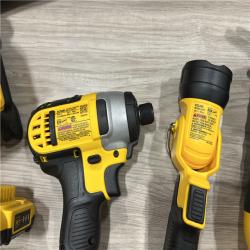 AS-IS DEWALT 20V MAX Cordless 9 Tool Combo Kit