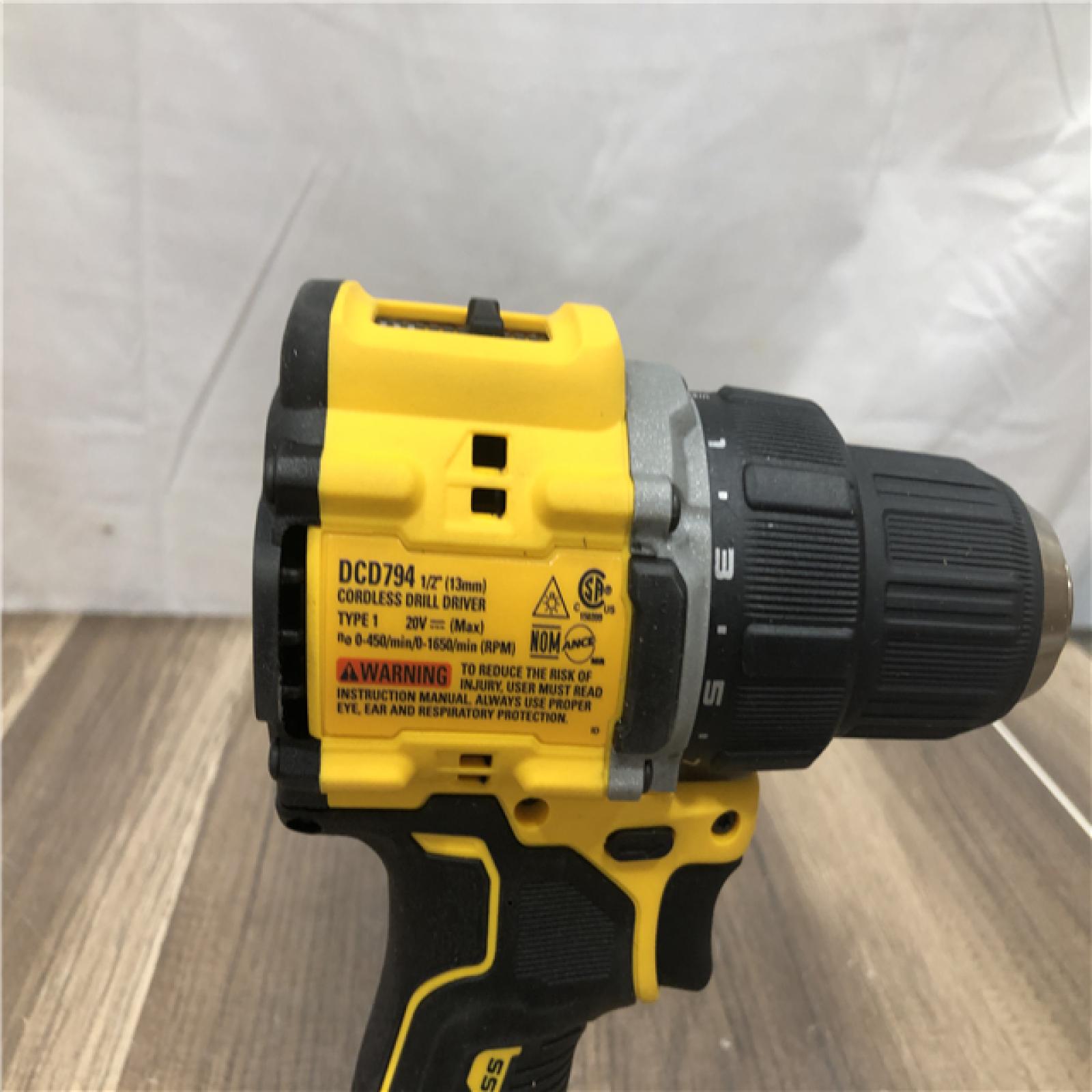 AS-IS DEWALT ATOMIC 20-Volt MAX Brushless Cordless 1/2 in. Drill Driver (Tool-Only)