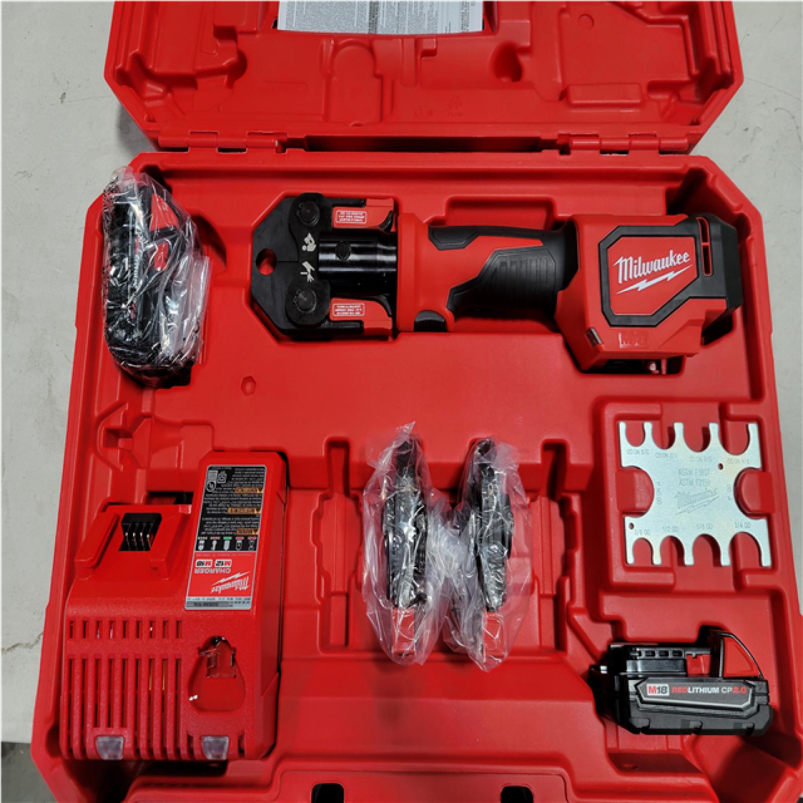 CALIFORNIA AS-IS MILWAUKEE M18 SHORT THROW PRESS TOOL