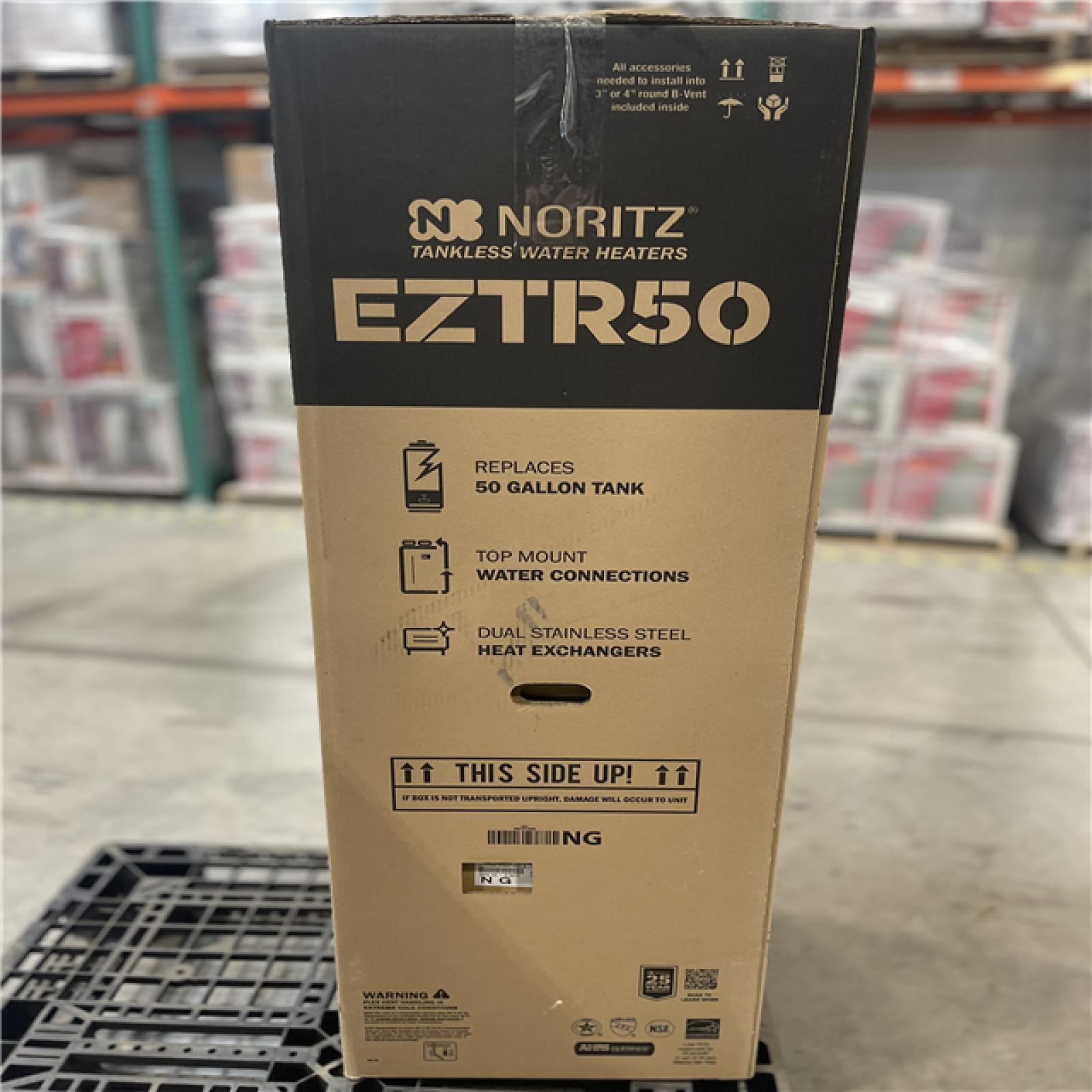 DALLAS LOCATION- NORITZ 50 GAL 9.8GPM TANKLESS WATER HEATER