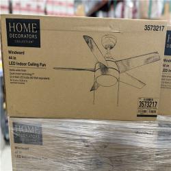 DALLAS LOCATION - WINDWARD 44 LED INDOOR CEILING FAN MATTE WHITE PALLET- (22 UNITS)