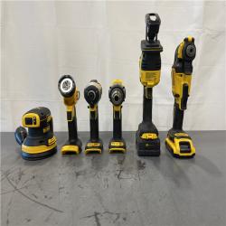 AS-IS - DEWALT 20-Volt MAX Lithium-Ion Cordless 7-Tool Combo Kit