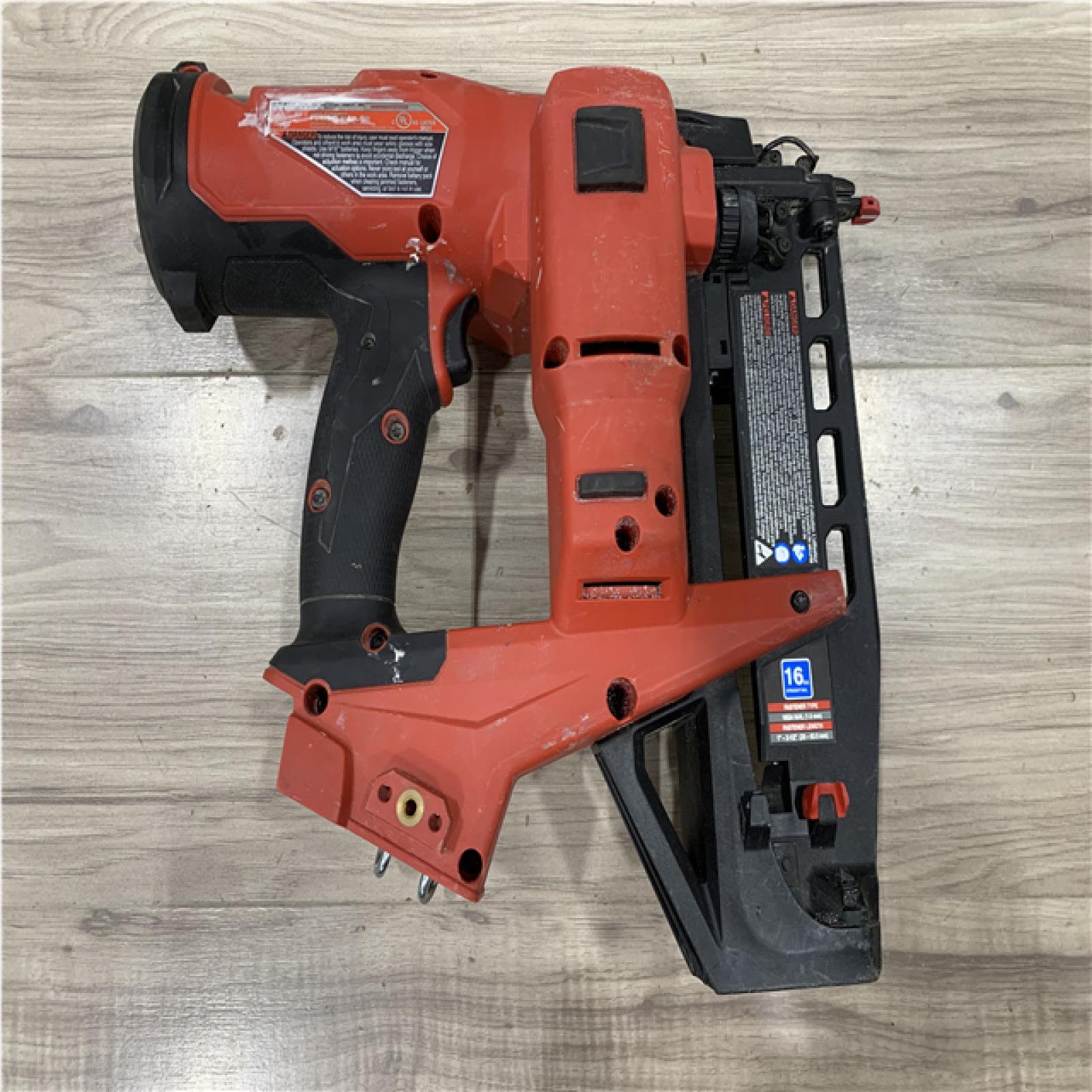 AS-IS Milwaukee FUEL 18-Volt Lithium-Ion Brushless Cordless Gen ll 16-Gauge Straight Finish Nailer (Tool Only)