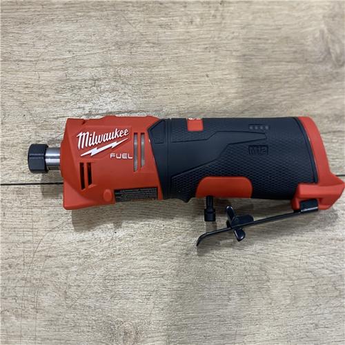 AS-IS Milwaukee FUEL 12V Lithium-Ion Brushless Cordless 1/4 in. Straight Die Grinder (Tool-Only)