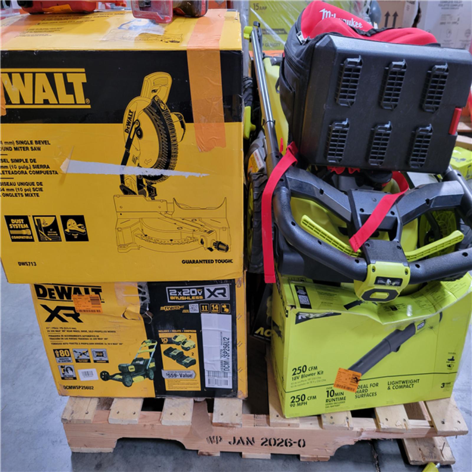 CALIFORNIA AS-IS TOOL PALLET