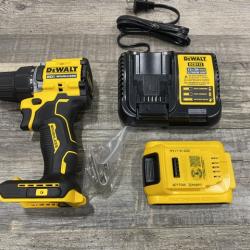 AS-IS DEWALT Atomic 20V Lithium-Ion Cordless Compact 1/2 in. Drill/Driver Kit