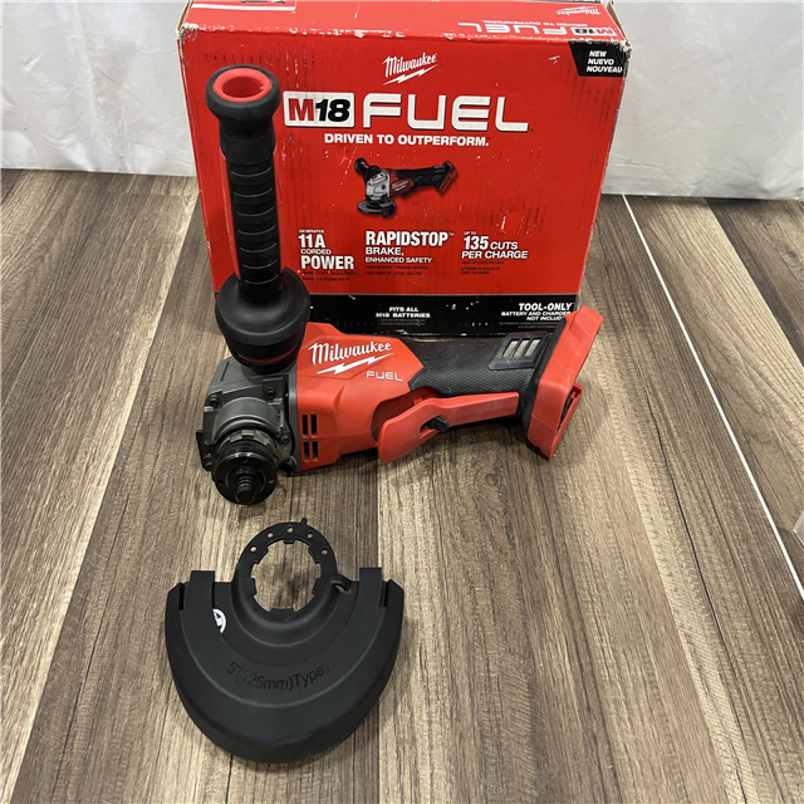 GOOD Milwaukee 2880-20 FUEL 18-Volt Lithium-Ion Brushless Cordless 4-1/2 in./5 in. Grinder W/Paddle Switch (Tool-Only)