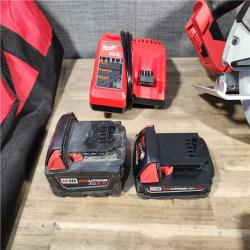 HOUSTON LOCATION - AS-IS MILWAUKEE 4 TOOL COMBO KIT W/ (2) BATTERY & CHARGER