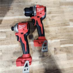 HOUSTON LOCATION - AS-IS Milwaukee  18V Lithium-Ion Brushless Cordless Compact Drill/Impact Combo Kit