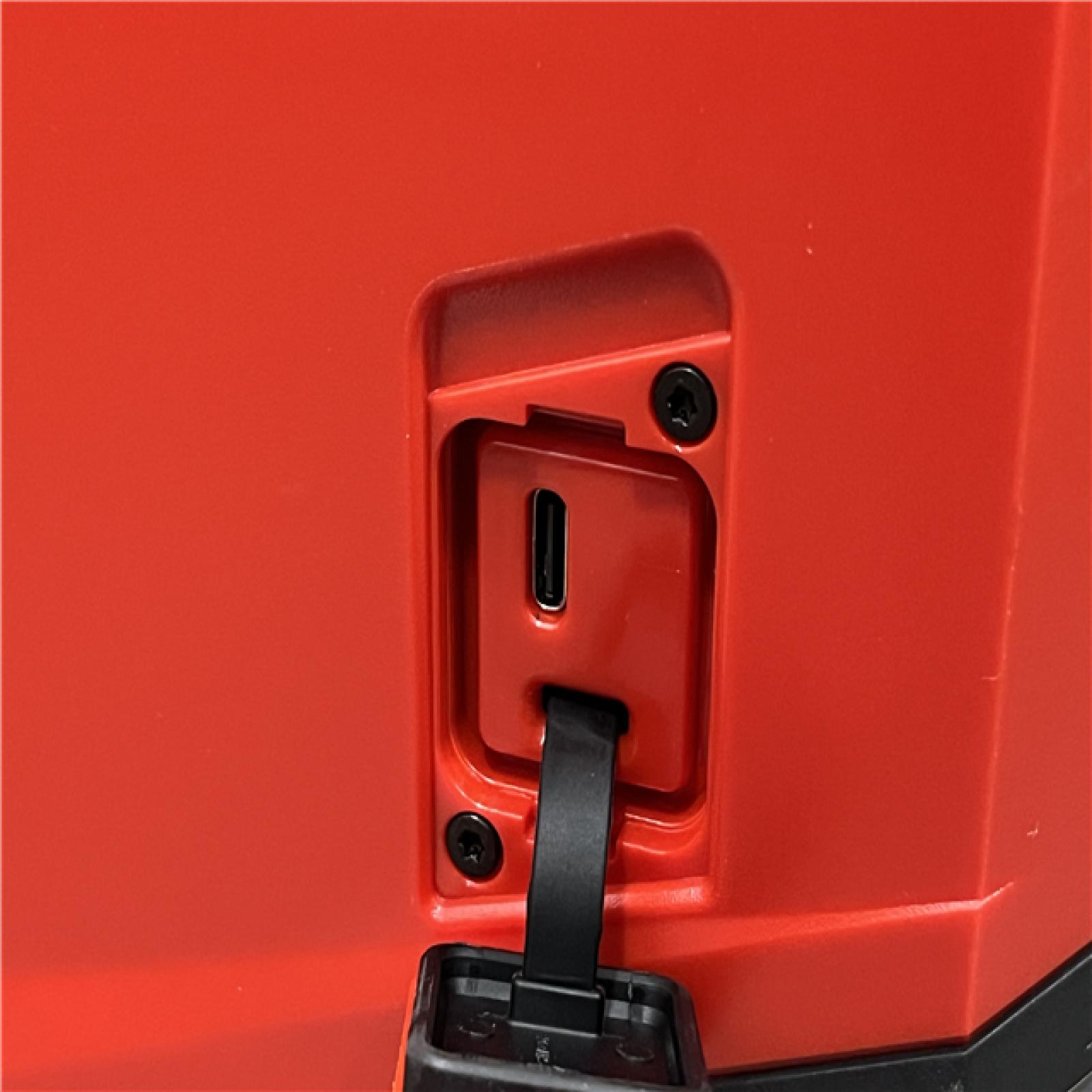 AS-IS Milwaukee 18V Lithium-Ion Cordless Wireless Bluetooth Jobsite Speaker (Tool-Only)
