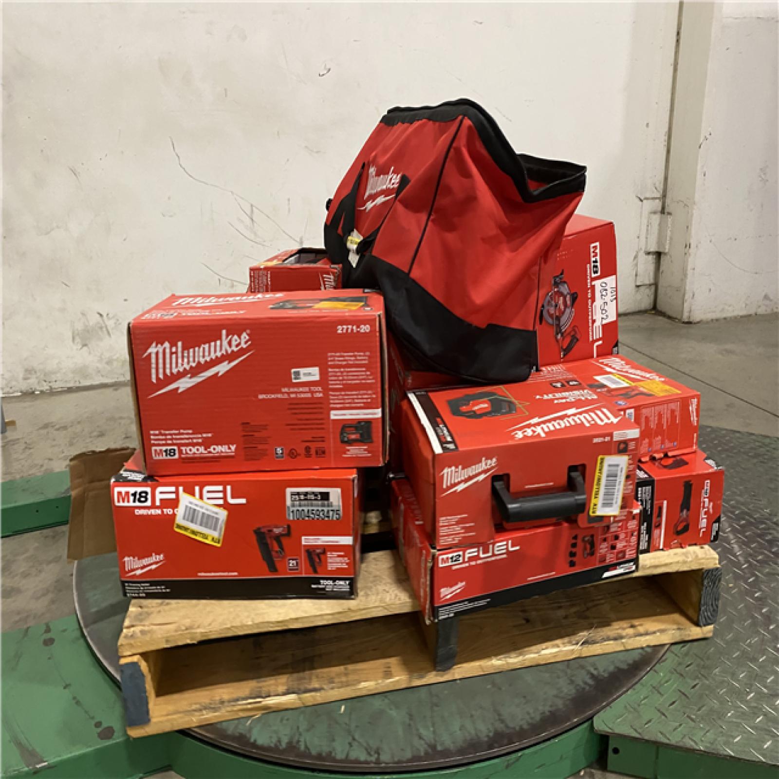 Dallas Location - As-Is MILWAUKEE Tool Pallet