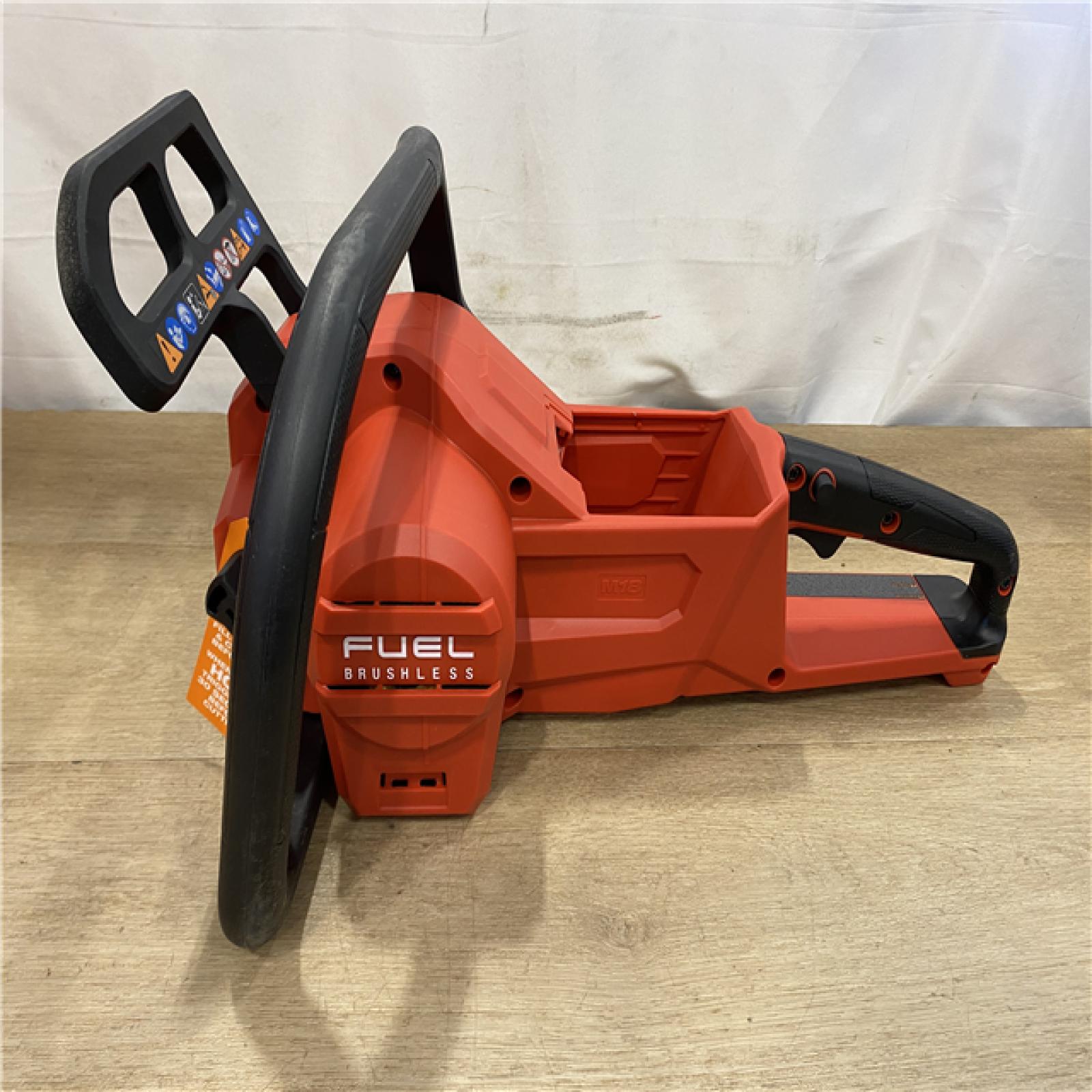 AS-IS Milwaukee FUEL 16 in. 18V Lithium-Ion Brushless Battery Chainsaw (Tool-Only)