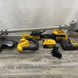AS-IS DEWALT 20V MAX 14 in. Brushless Cordless Battery Powered Foldable String Trimmer Kit