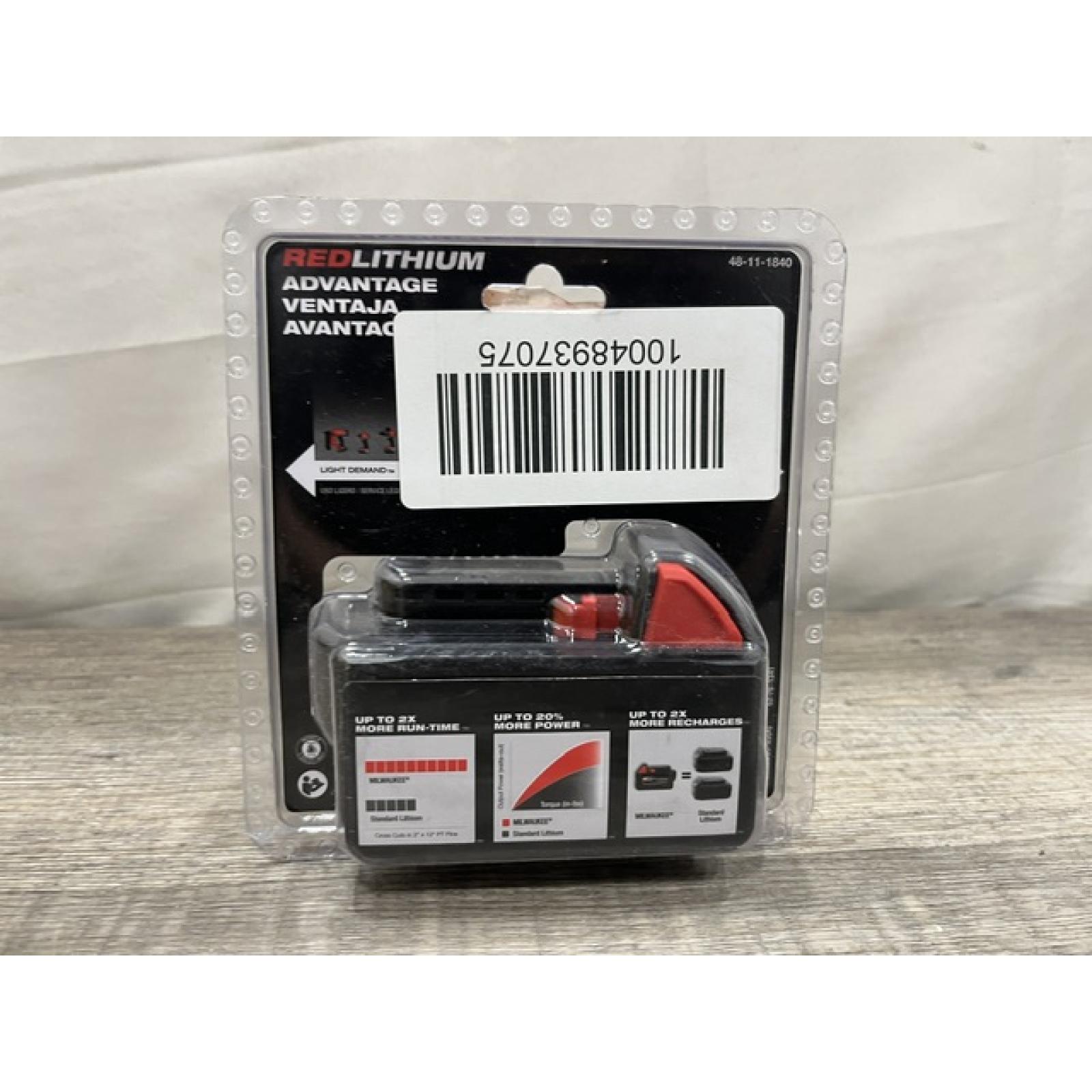 NEW - Milwaukee 18-Volt 4.0 Ah Lithium-Ion XC Extended Capacity Battery Pack