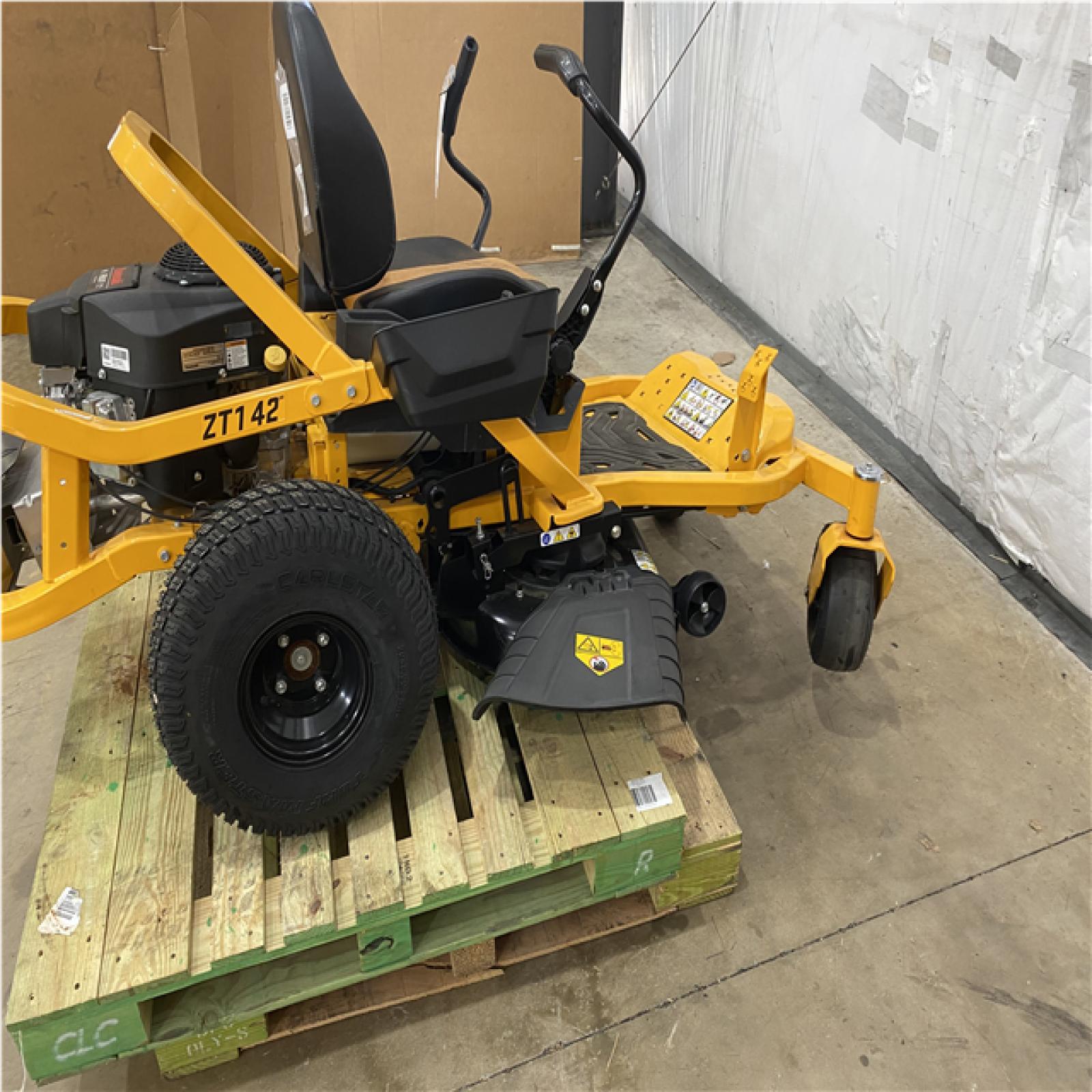 Houston Location - AS-IS Outdoor Power Equipment CUB CADET ZT1 42 SIT DOWN MOWER