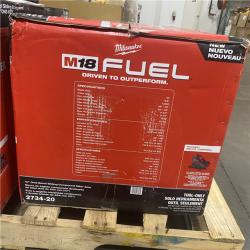 As-Is- Milwaukee M18 FUEL Brushless Cordless 10 in. Dual Bevel Sliding Compound Miter Saw (Tool-Only)