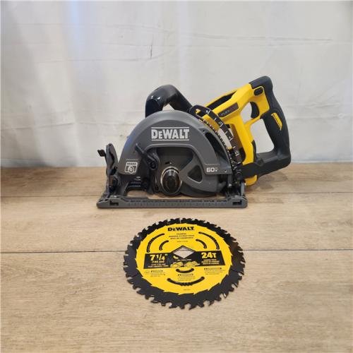 AS-IS- DEWALT FLEXVOLT 60V MAX Cordless Brushless 7-1/4 in. Wormdrive Style Circular Saw (Tool Only)