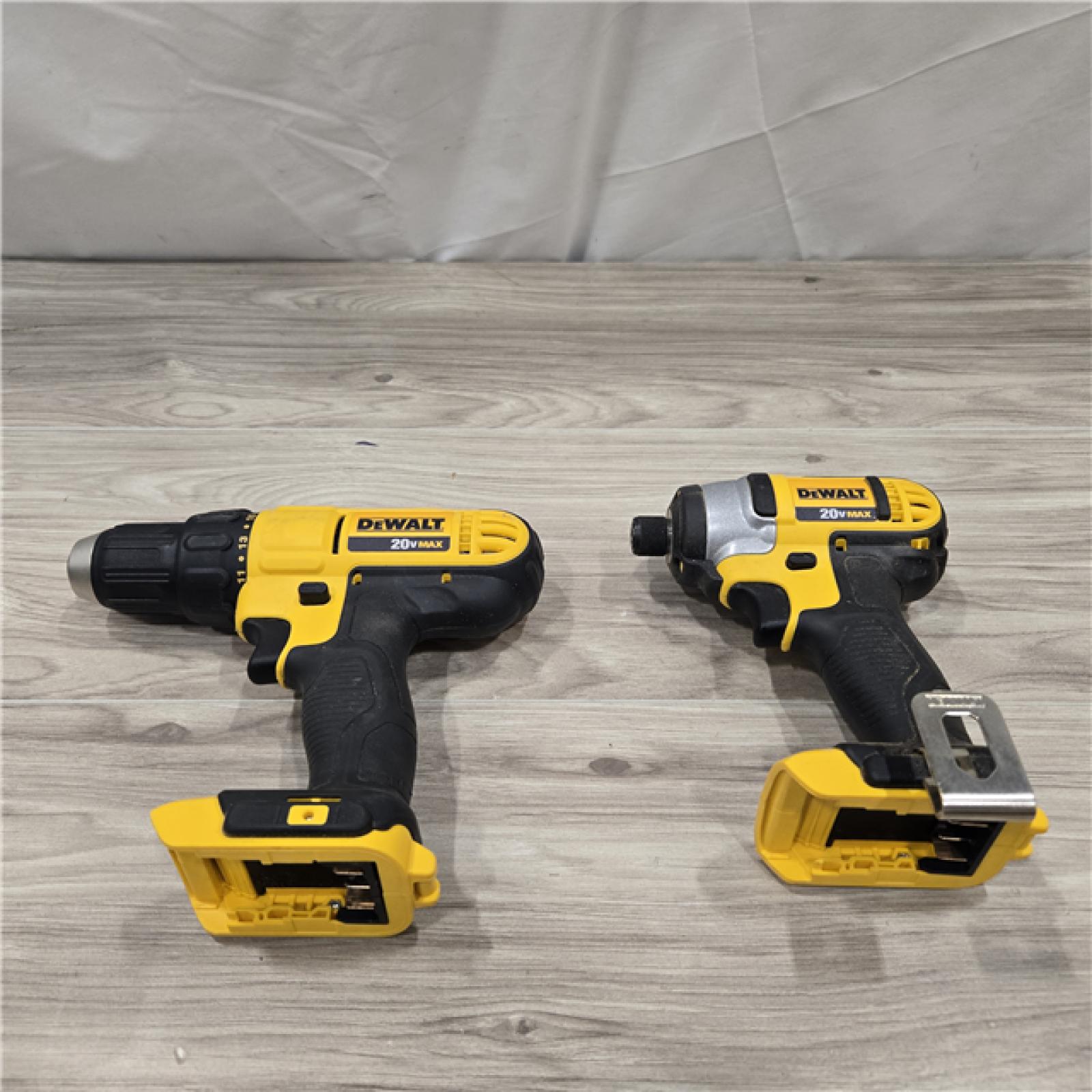 AS-IS DeWALT 20V MAX Cordless Drill Driver/Impact Driver Combo Kit