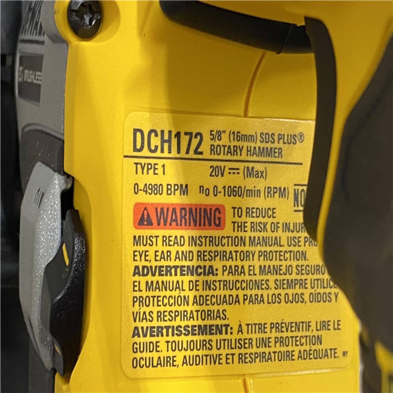 AS-IS DEWALT ATOMIC 20V MAX Cordless Brushless Ultra-Compact 5/8 in. SDS Plus Hammer Drill (Tool Only)