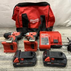 AS-IS Milwaukee 18V Lithium-Ion Brushless Cordless Compact Drill/Impact Combo Kit