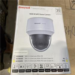 NEW! - Honeywell HC35W48R2 35 Series 8MP IR MFZ WDR IP Dome Camera, 2.7-13.5mm Lens, White