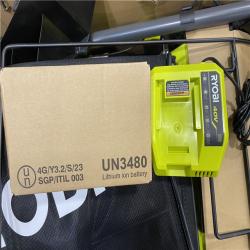 DALLAS LOCATION NEW! - RYOBI 40V HP Brushless 20 in. Cordless Battery Walk Behind Push Mower with 6.0 Ah Battery and Charger