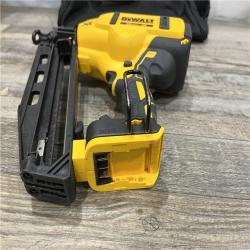AS-IS DEWALT 20V MAX XR 16-Gauge Electric Cordless Angled Finishing Nailer Kit