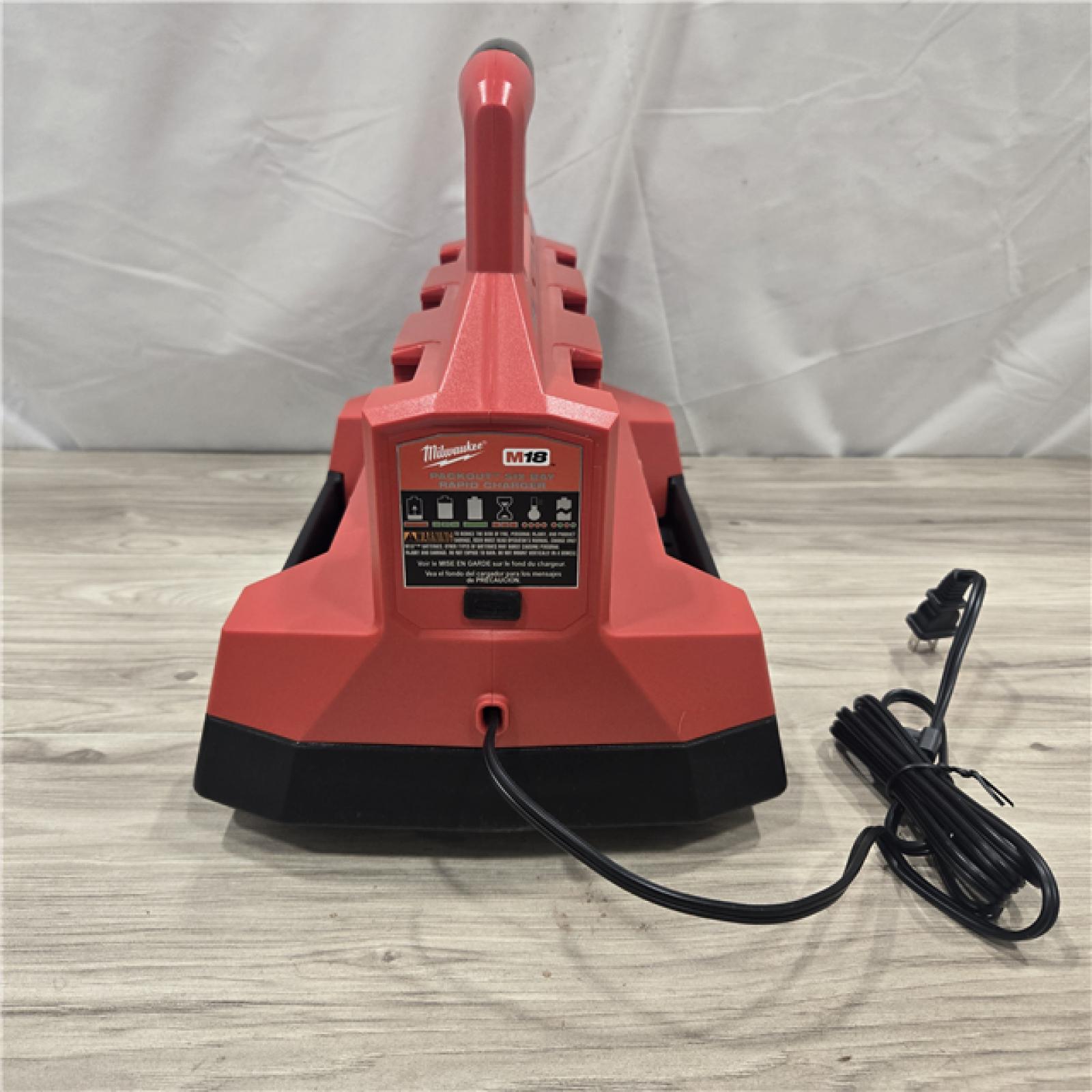 AS-IS Milwaukee M18 Packout Six Bay Rapid Charger (Tool-Only)