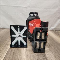 AS-IS- Milwaukee- M12 Green Beam Laser 360° 3-Plane Kit