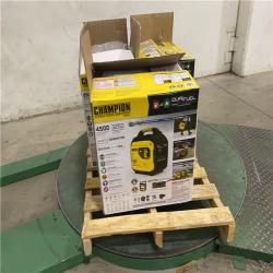 Dallas Location - As-Is  Champion Power Equipment 4500/3250-Watt GasolineFuel Inverter Generator(Lot Of 3)