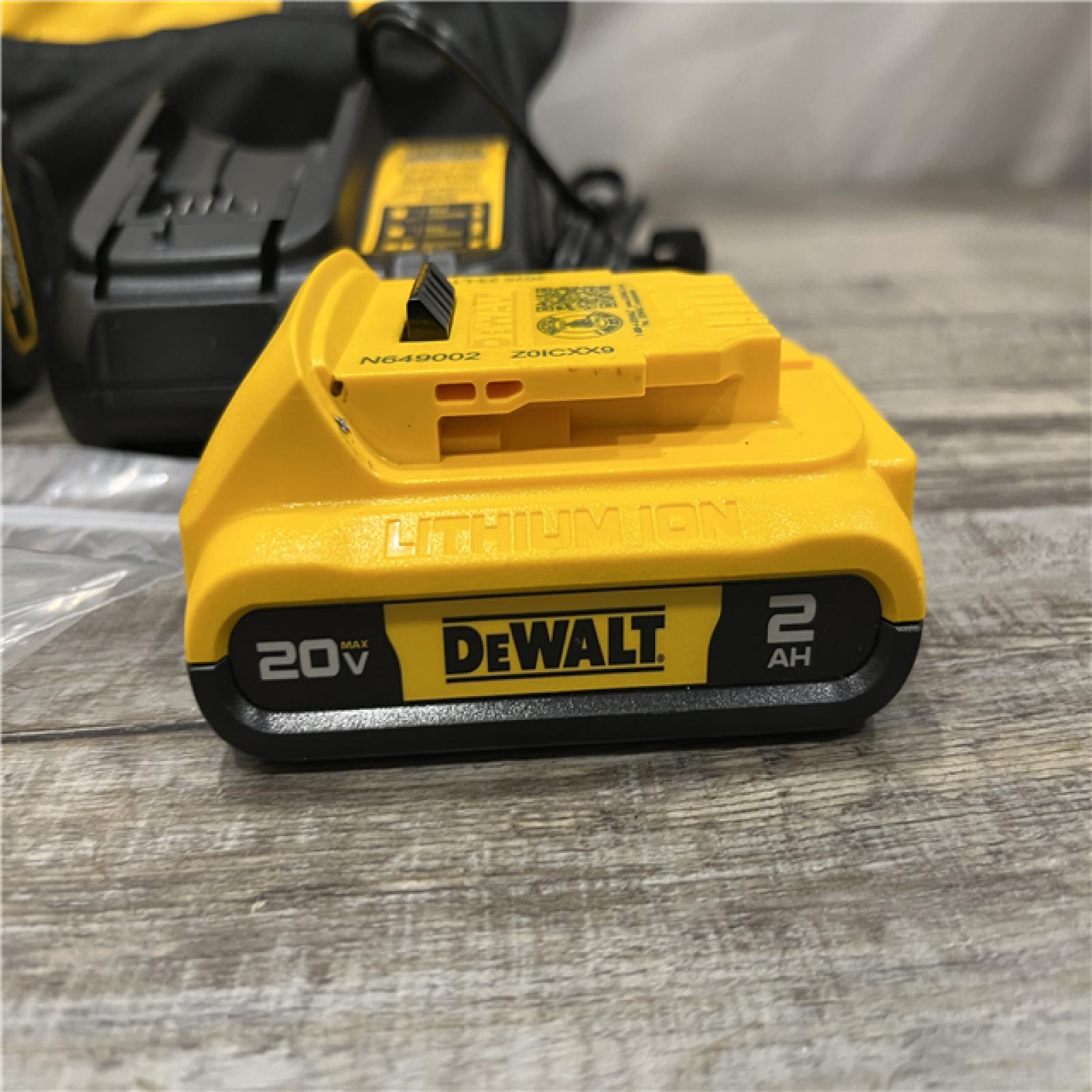 AS-IS DEWALT Atomic 20V Lithium-Ion Cordless Compact 1/2 in. Drill/Driver Kit