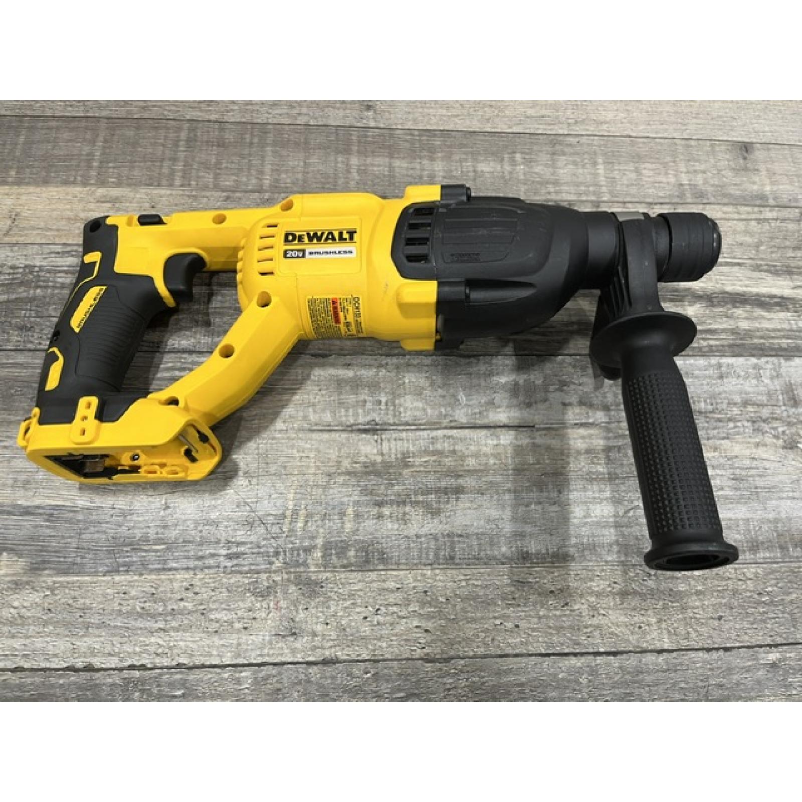 AS-IS DEWALT 20V MAX Cordless Brushless 1 in. SDS Plus D-Handle Concrete and Masonry Rotary Hammer (Tool Only)