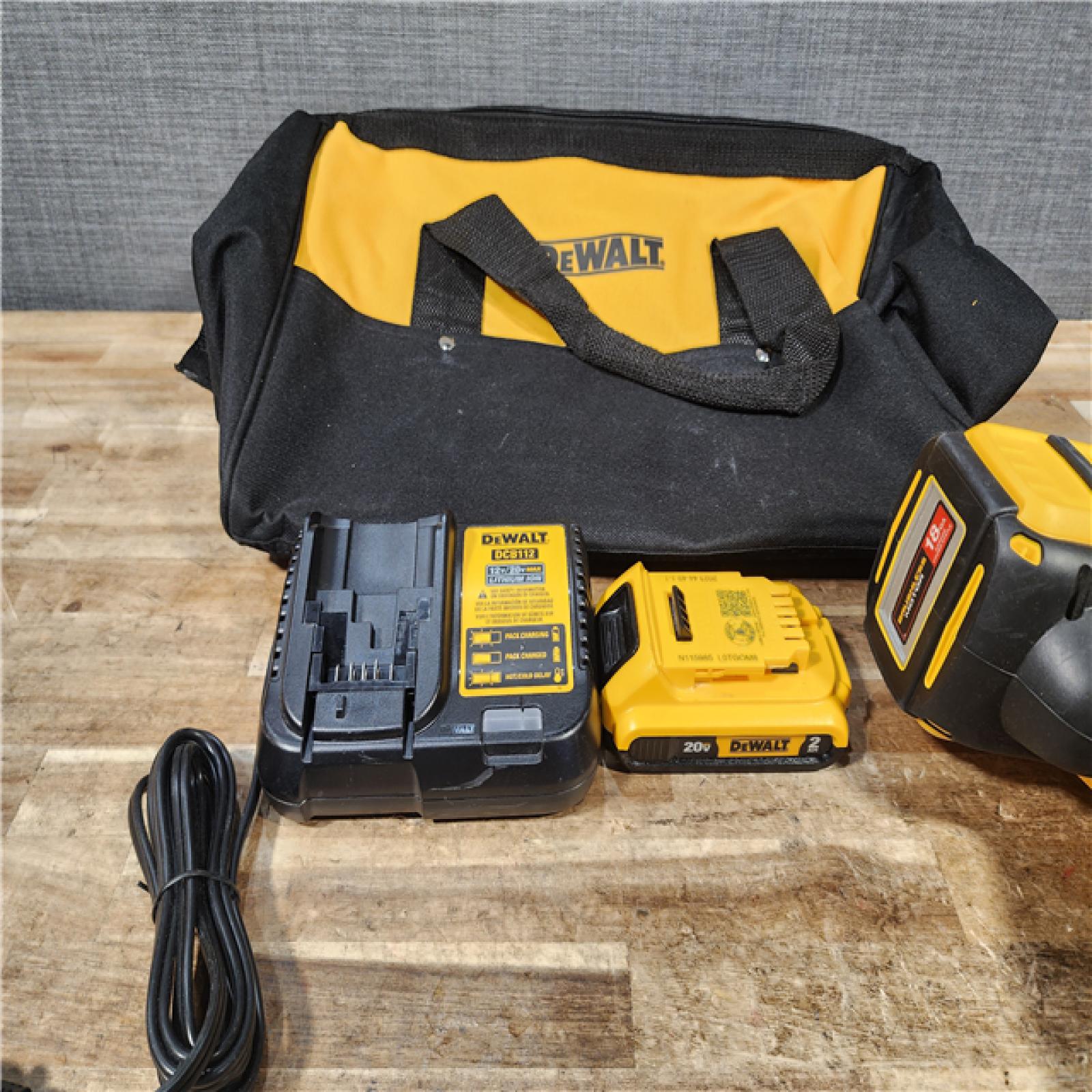 HOUSTON LOCATION - AS - IS DEWALT 20V MAX XR Lithium-Ion Cordless 18-Gauge Narrow Crown Stapler Kit