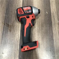 AS-IS Milwaukee M18 18V Lithium-Ion Cordless 1/4 in. Hex Impact Driver (Tool-Only)