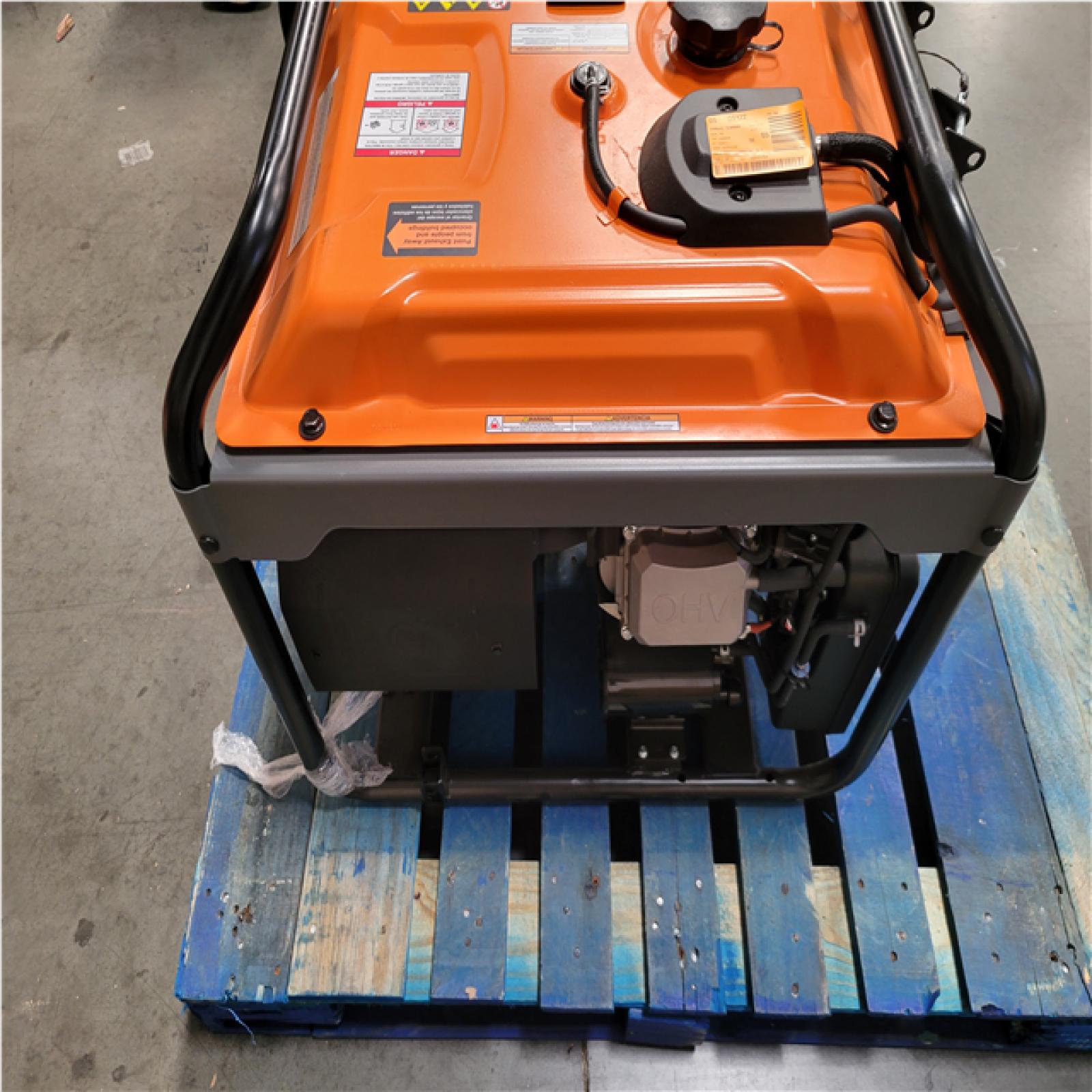 CALIFORNIA AS-IS GENERAC GP9500E TRI FUEL GENERATOR W ELECTRIC START
